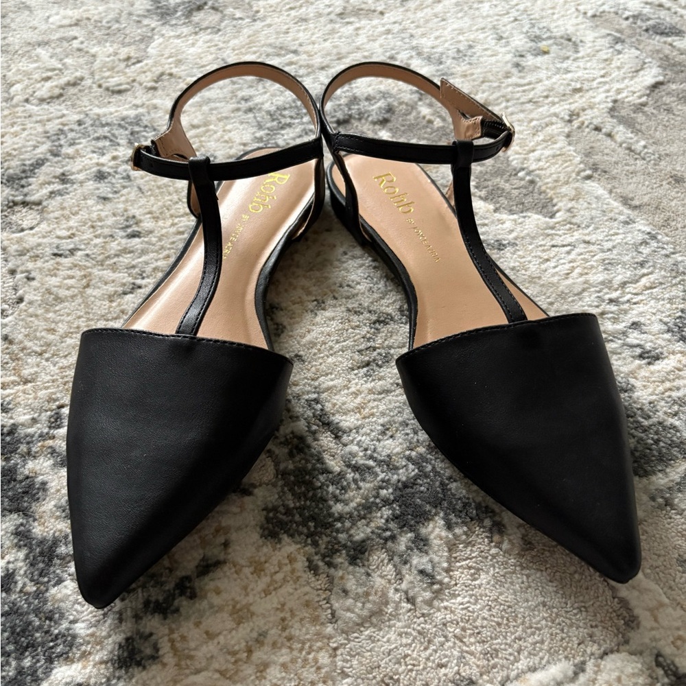 NEW Rohb By Joyce Azria Black Dress Sandals - Picture 3 of 6